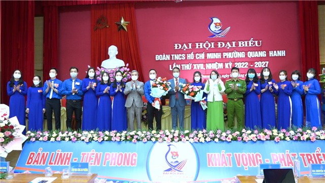 Đại hội Đoàn Thanh niên phường Quang Hanh lần thứ XVII, nhiệm kỳ 2022 - 2027
