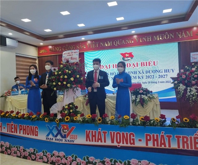 Đoàn Thanh niên xã Dương Huy tổ chức Đại hội Đại biểu lần thứ XXIV, nhiệm kỳ 2022 - 2027