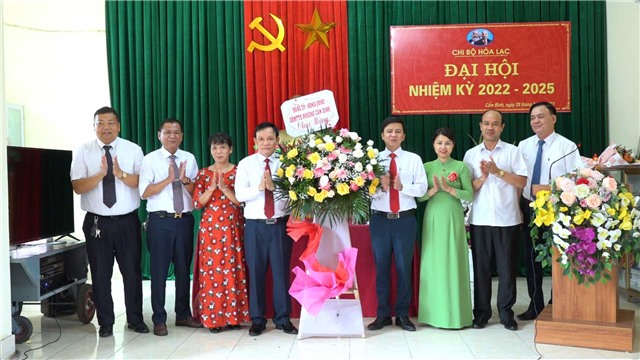 Đại hội Chi bộ khu phố Hoà Lạc, phường Cẩm Bình nhiệm kỳ 2022 - 2025
