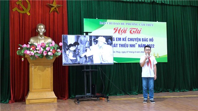 Hội thi “Chúng em kể chuyện Bác Hồ” phường Cẩm Thuỷ năm 2022