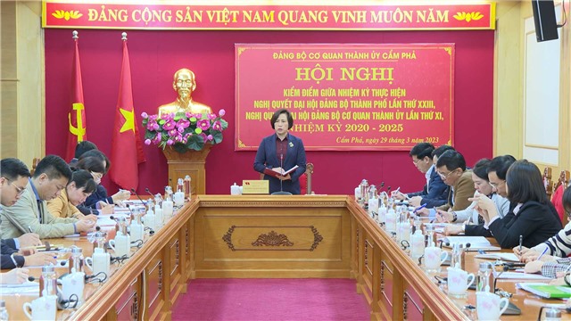 Đảng bộ Cơ quan Thành ủy kiểm điểm giữa nhiệm kỳ 2020 - 2025